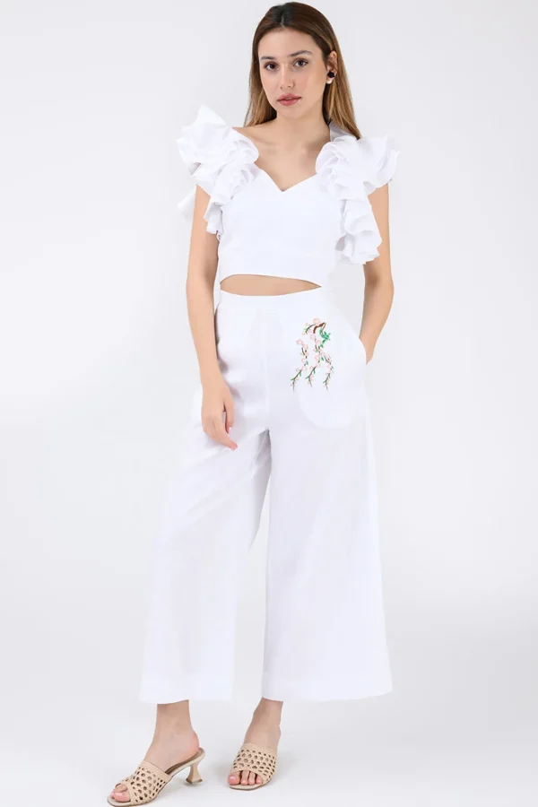 Fanm Mon BLANC PANT SET