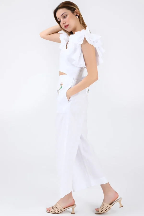 Fanm Mon BLANC PANT SET