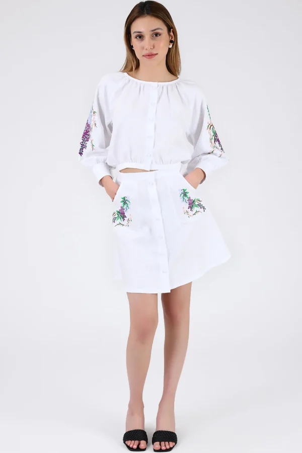 Fanm Mon BRODERE SKIRT SET