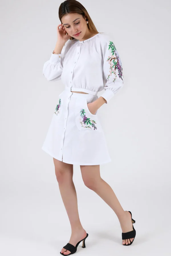 Fanm Mon BRODERE SKIRT SET