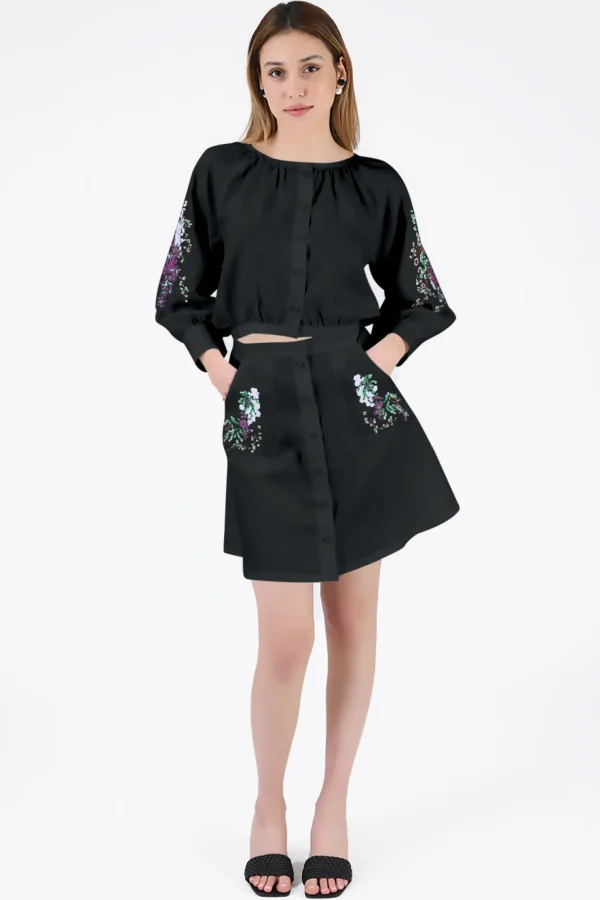 Fanm Mon BRODERE SKIRT SET
