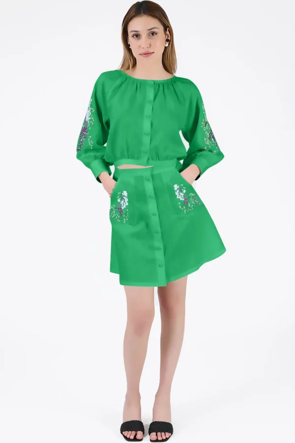 Fanm Mon BRODERE SKIRT SET