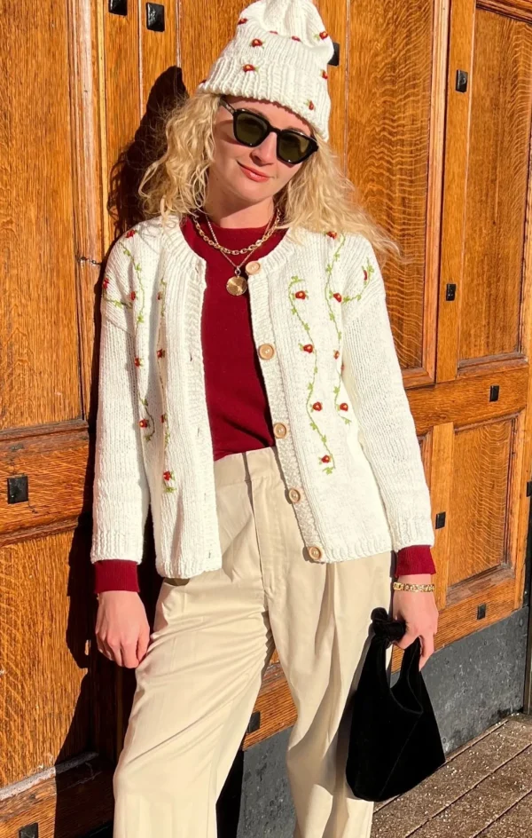 Fanm Mon CLEMATIS Cotton Cardigan