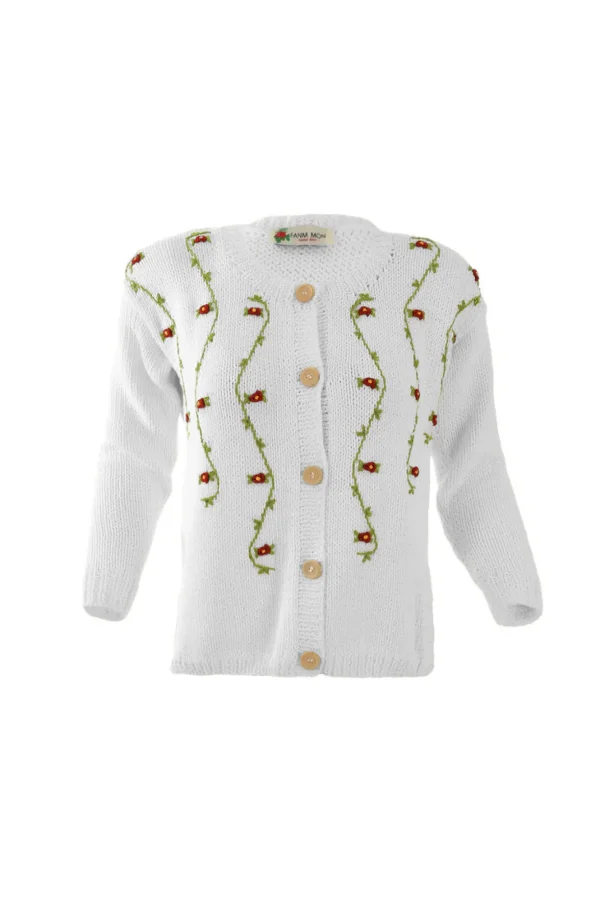 Fanm Mon CLEMATIS Wool Cardigan