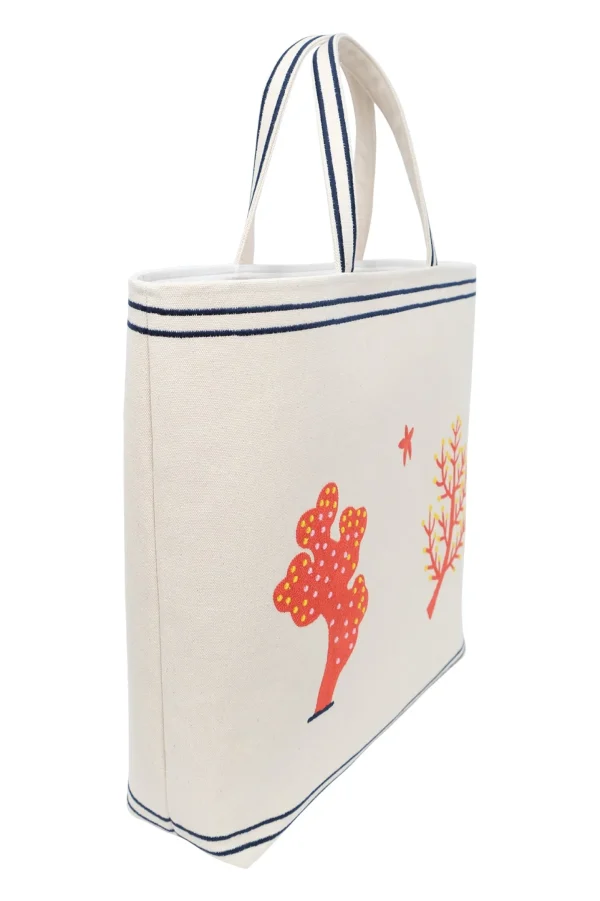 Fanm Mon CORAL TOTE BAG