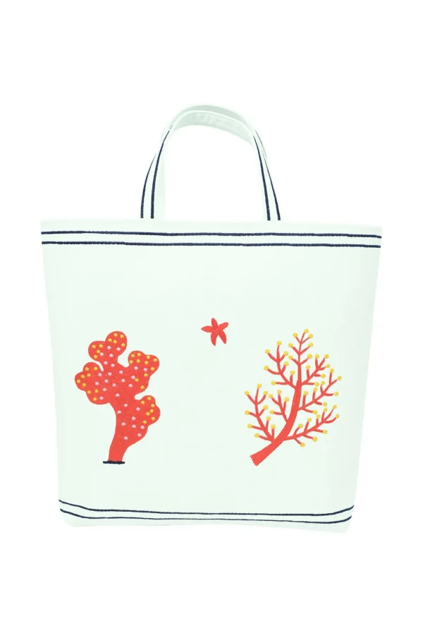 Fanm Mon CORAL TOTE BAG