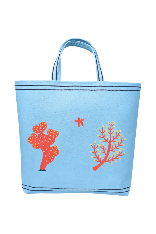 Fanm Mon CORAL TOTE BAG
