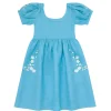 Fanm Mon x Minnow Girl's Puff Sleeve Dress