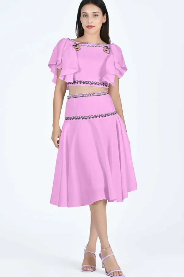 Fanm Mon SILVER SKIRT SET
