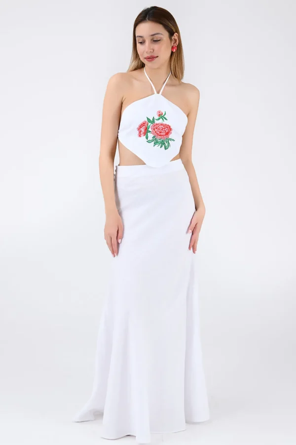 Fanm Mon SIMBI ROSE SKIRT SET