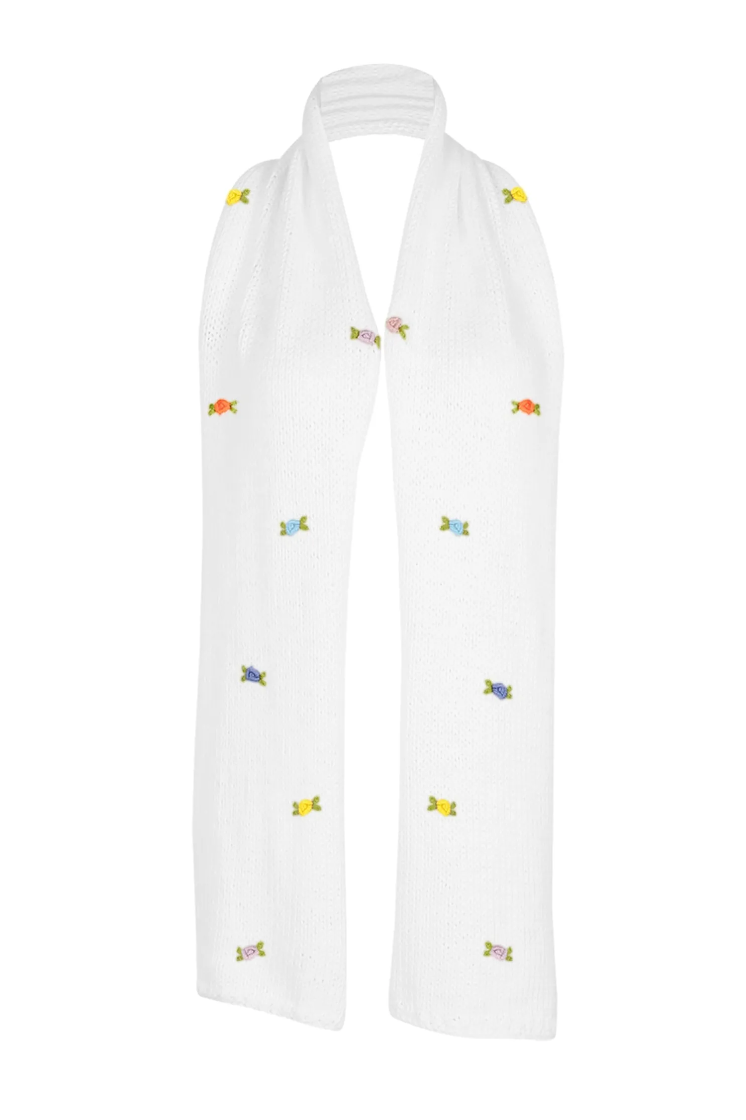 wild_flowers_rose_bloom_c_0-1.webp Fanm Mon WILD FLOWERS ROSE BLOOM Cotton Scarf