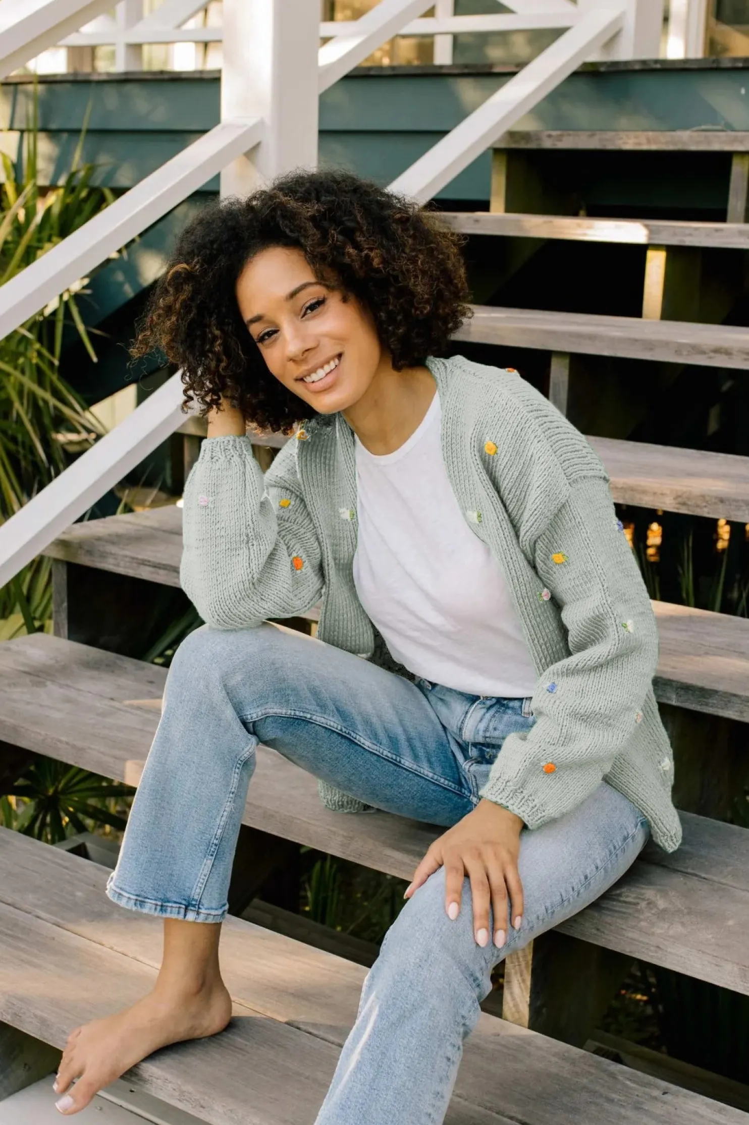 wild_flowers_rose_bloom_c_3.webp Fanm Mon WILD FLOWERS ROSE BLOOM Cotton Cardigan