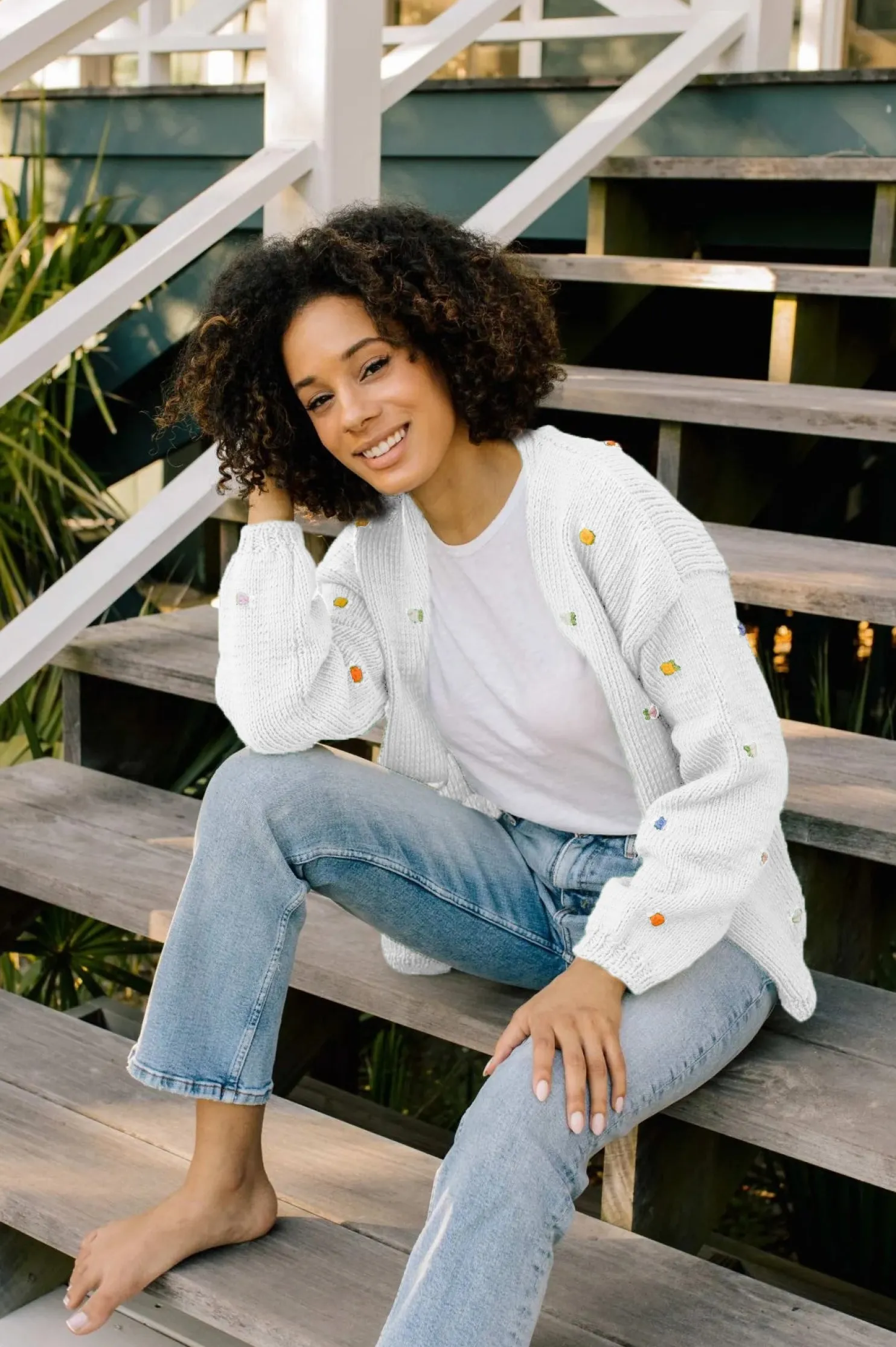 wild_flowers_rose_bloom_c_8.webp Fanm Mon WILD FLOWERS ROSE BLOOM Cotton Cardigan