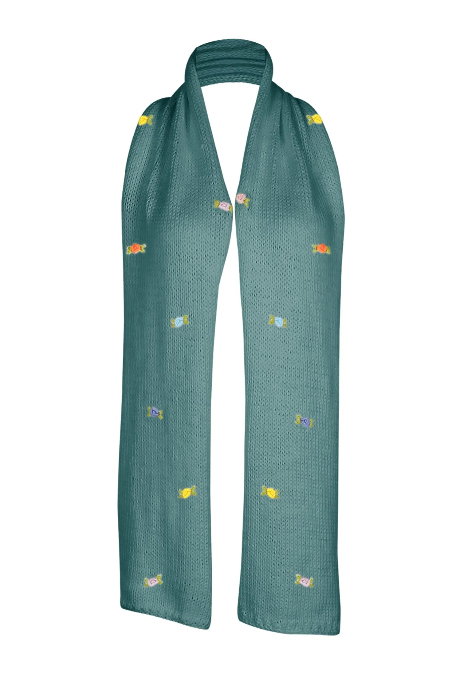 wild_flowers_rose_bloom_c_9-1.webp Fanm Mon WILD FLOWERS ROSE BLOOM Cotton Scarf