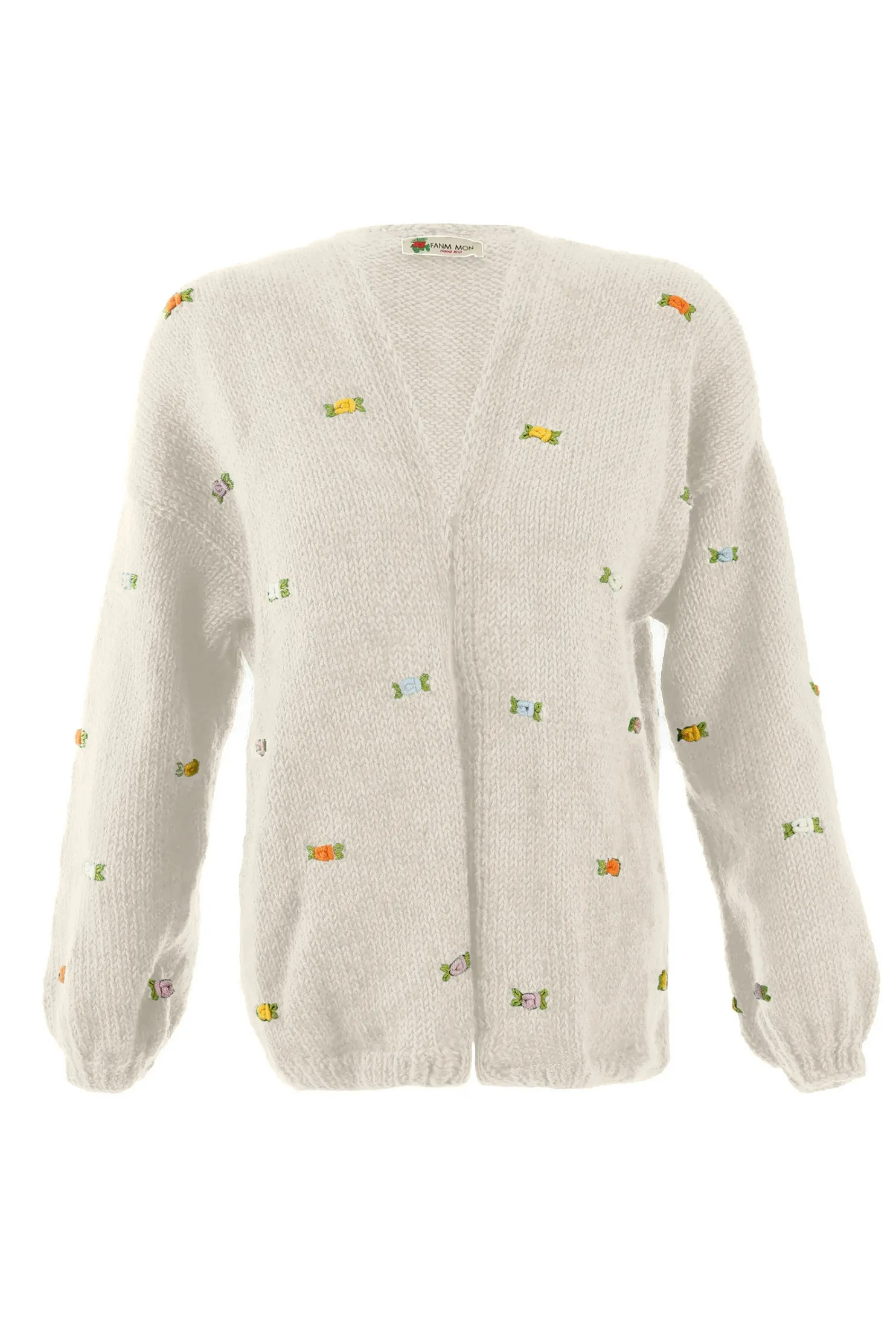 wild_flowers_rose_bloom_w_3.webp Fanm Mon WILD FLOWERS ROSE BLOOM Wool Cardigan