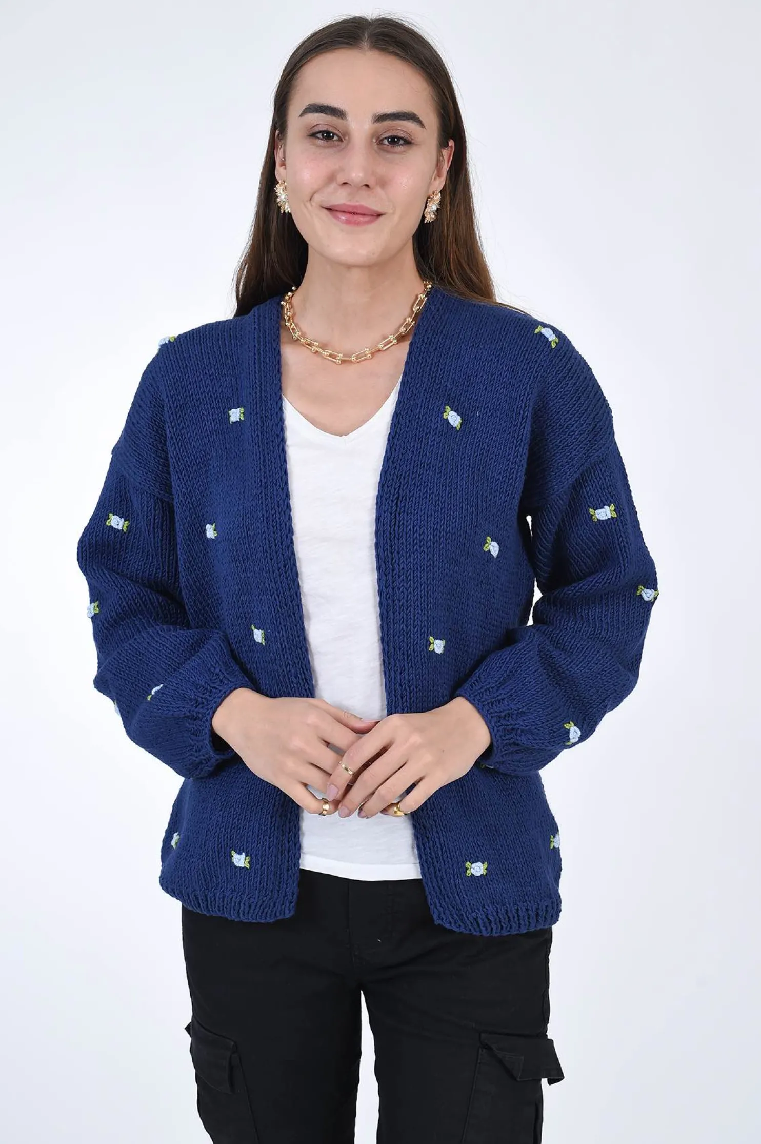 winter_bloom_blue_rose_co_1.webp Fanm Mon WINTER BLOOM BLUE ROSE Cotton Cardigan