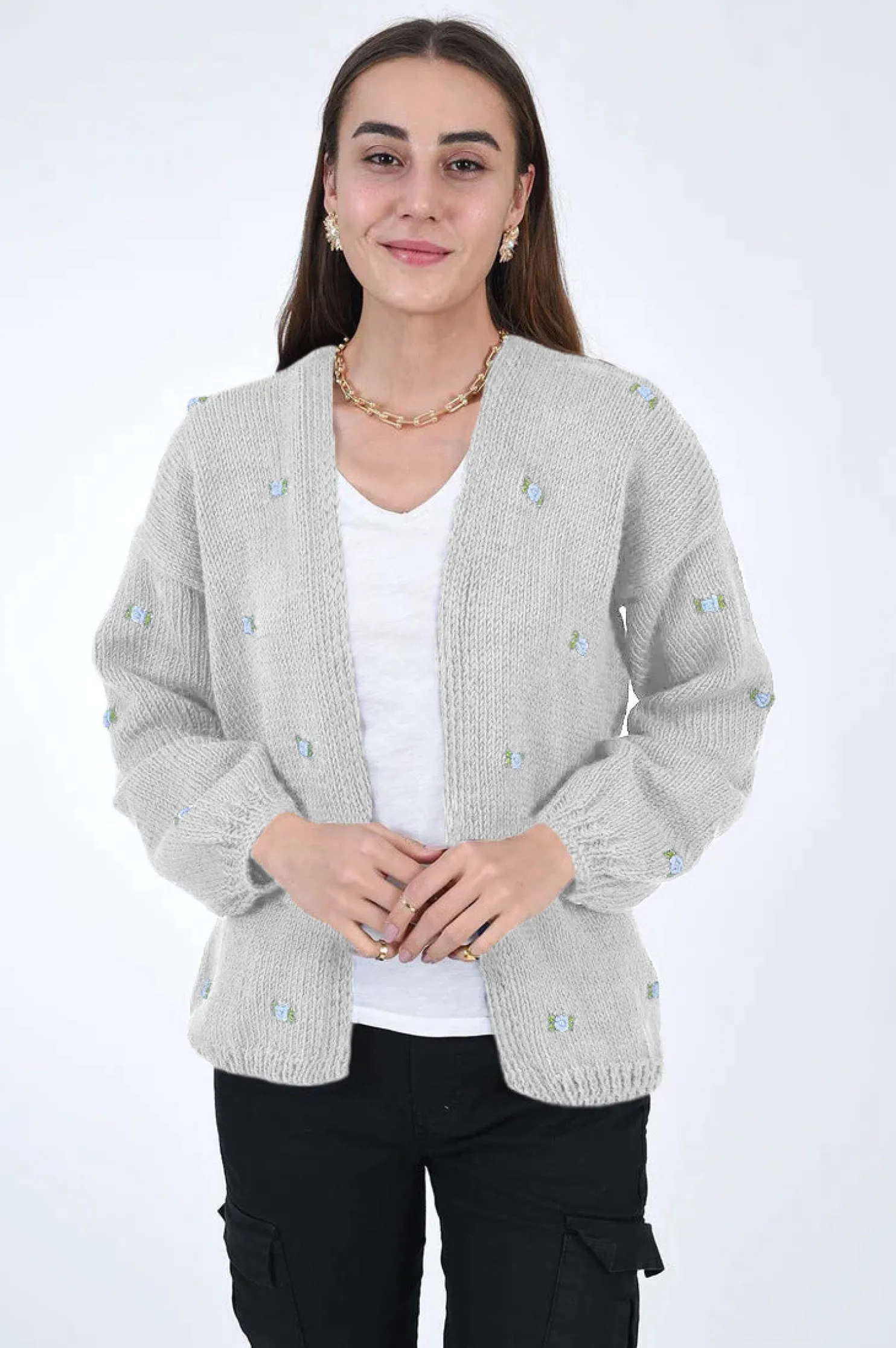 winter_bloom_blue_rose_co_8.webp Fanm Mon WINTER BLOOM BLUE ROSE Cotton Cardigan