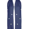 Fanm Mon WINTER BLOOM WHITE ROSE Cotton Scarf