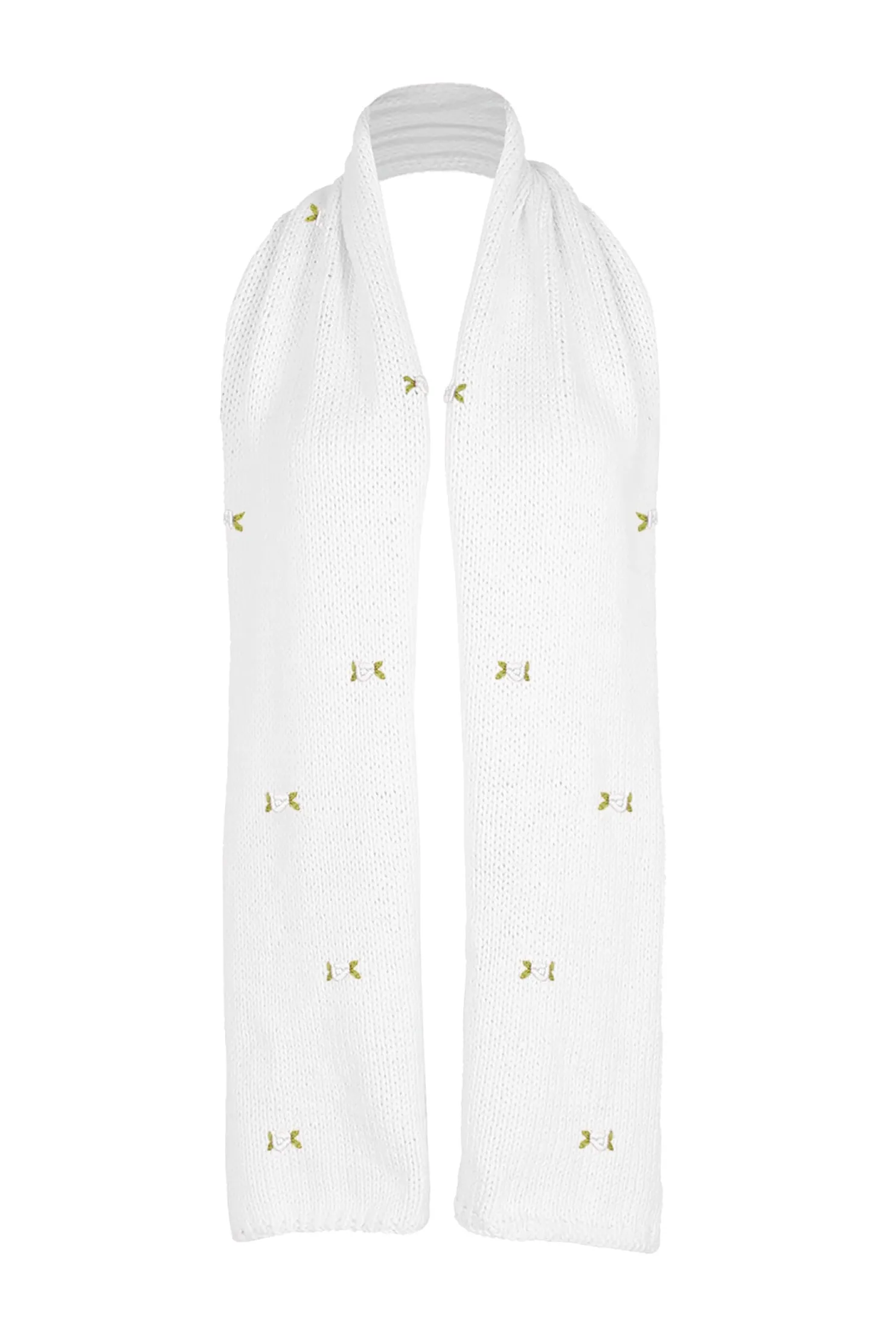 winter_bloom_white_rose_c_3-2.webp Fanm Mon WINTER BLOOM WHITE ROSE Cotton Scarf