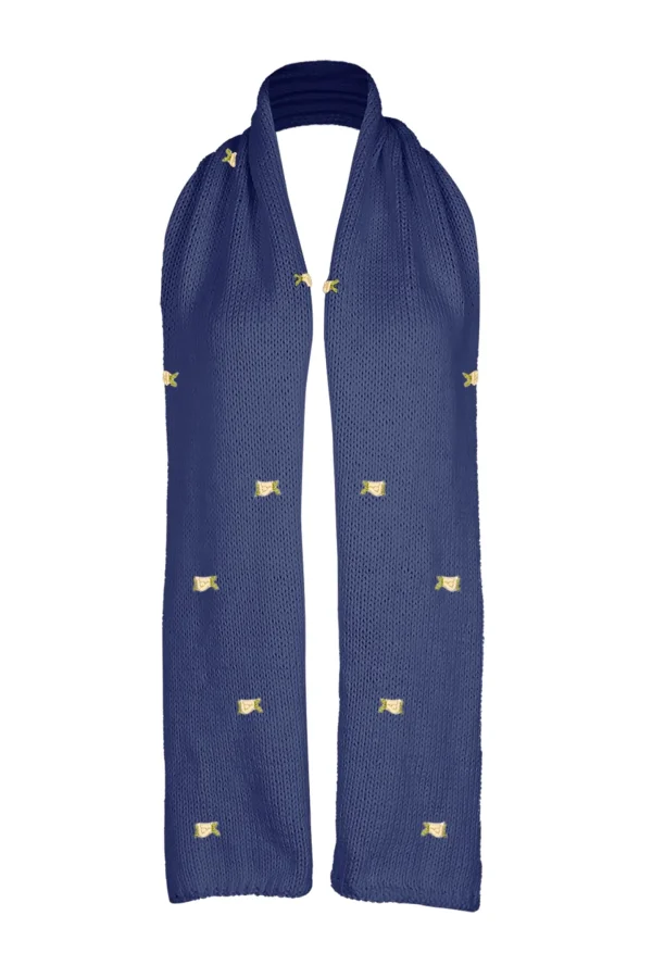 Fanm Mon WINTER BLOOM YELLOW ROSE Cotton Scarf