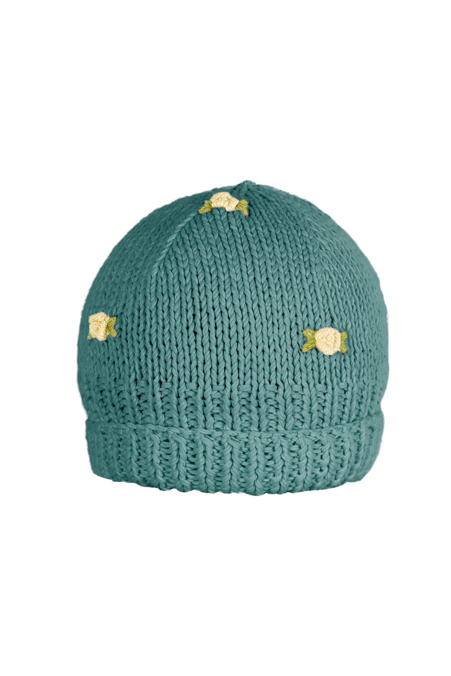 winter_bloom_yellow_rose__3-2.webp Fanm Mon WINTER BLOOM YELLOW ROSE Cotton Beanie Hat